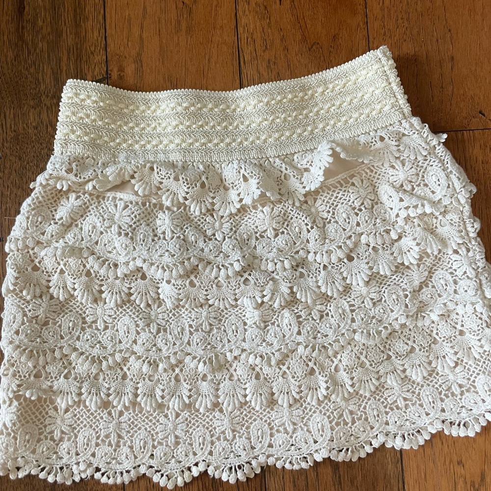 White skirt from Boutique!